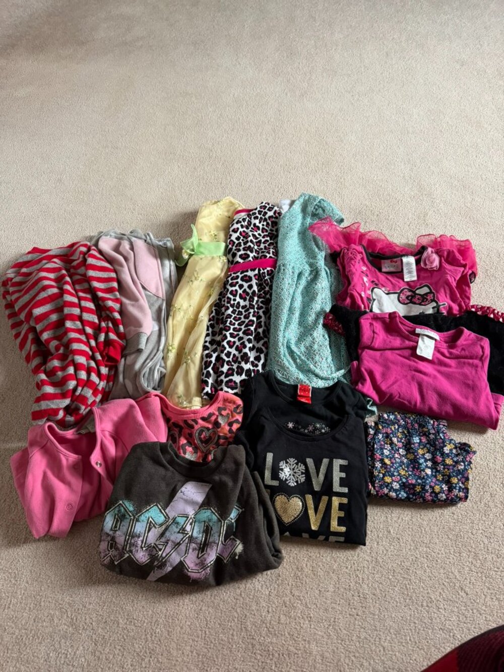 Girls’ Clothing Bundle – Size 4T (13 Pieces)